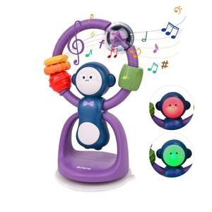 lot 10331 image: AROLO Baby Toys 6 to 12 Months Luminous High Chair Suction Cup Toy - Infant Development Activity With Music - Best Interactive Spin for Boys and Girls