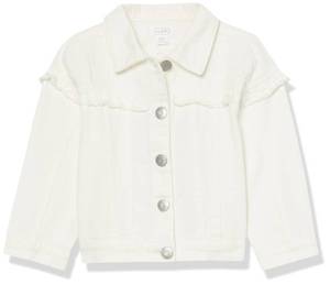 lot 10359 image: Mud Pie Girl White Denim Jacket