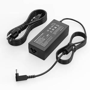 lot 10518 image: 65W Laptop Charger for Acer Chromebook 15 14 13 11 R11 N15Q8, N15Q9, N15Q10, CB3, CB5, C720, C720p, C738T, C731, C740 Acer Aspire 3 5, SwiftSpin 1 3 5 Power Supply Cord