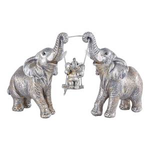 lot 10519 image: TOHLUCS Elephant Statue.Silver Elephant Decor for Women,Mom Gifts.Elephant Figurines Brings Good Luck.Decoration Ornaments for Living Room,Table Centerpiece, Shelf, Office Decor (Silver)
