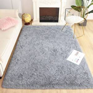lot 10540 image: Chicrug Soft Area Rugs for Bedroom Living Room Plush Fluffy Rug 3x5 Feet, Shag Furry Area Rug Carpet Non Shedding for Nursery Children Kids Girls Room Home Decorative, Grey