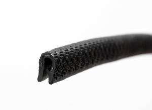 lot 10571 image: Flexible PVC Plastic Edge Trim - 116 Edge, 38 Leg Length Protector for Sharp & Rough Surfaces - Double Gripping - 25 Feet Length (7.65 M) - Fits Home, Boats, Car, Machinery