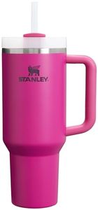 lot 10579 image: Stanley Quencher H2.0 Tumbler with Handle and Straw 40 oz  Flowstate 3-Position Lid  Cup Holder Compatible for Travel  Insulated Stainless Steel Cup  BPA-Free  Fuchsia