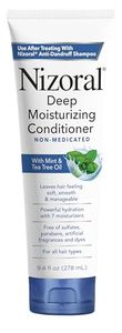 lot 10598 image: Nizoral Deep Moisturizing Conditioner with Mint & Tea Tree Oil for All Hair Types - Free of Sulfates, Parabens, Artificial Fragrances and Dyes, 9.4 oz