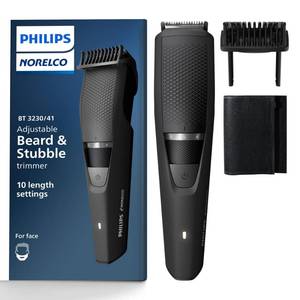 lot 10748 image: Philips Norelco Beard Trimmer and Hair Clipper - Cordless Grooming, Rechargeable, Adjustable Length, Beard Trimmer and Hair Clipper - No Blade Oil Needed - BT323041