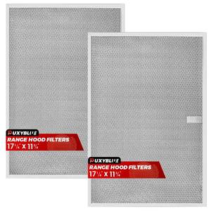 lot 76281 image: NEW 2 Packs BPS1FA36 Aluminum Range Hood Filter by puxyblue 11-34 X 17-14 X 38 Replace WB02X10706 S99010300 AP5613213 Fit for Broan QS1 Series NuTone WS1 Series Kenmore 233 Series