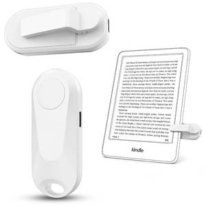 lot 76296 image: DATAFY Remote Control Page Turner for Kindle Paperwhite Oasis Kobo eReaders, Camera Camcorder Remote Controls, Page Turner Clicker for ipad Tablets Reading Novels with Wrist Strap Storage Bag