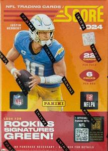 lot 76297 image: 2024 Panini Score NFL Trading Card Box (Hobby Blaster)