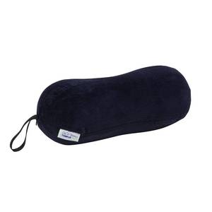 lot 77326 image: Tempur-Pedic All-Purpose Memory Foam Travel Pillow, Peanut-Shaped Lumbar Pillow for Neck and Back Pressure Relief, Navy