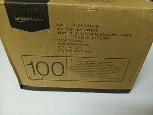 lot 77365 image: Amazon Basics Pet Training Pads - 100 Pack