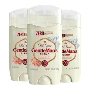 lot 77397 image: Old Spice GentleMans Aluminum Free Dry Feel Deodorant for Men, 247 Lasting Freshness, Gentle on Skin with Skin Conditioners, Himalayan Sea Salt  Glacier Water Scent, 3.0 oz (Pack of 3)