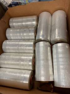 lot 59793 image: Pallet of Industrial Saran Wrap