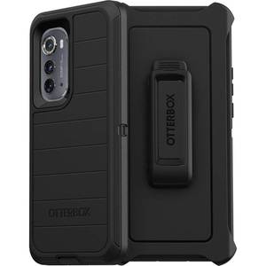 lot 34823 image: OtterBox Defender Pro Series Case and Holster for Motorola Edge (2022) - Black