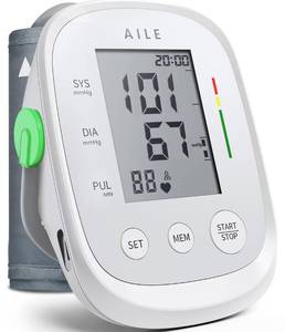 lot 34840 image: Blood Pressure Monitor, AILE Blood Pressure Machine Upper Arm Large Cuff(8.7-16.5), High Automatic Blood Pressure Monitors Cuff for Home Use, (BP) Manual Arm Blood Pressure Monitors, 2  99 Memory