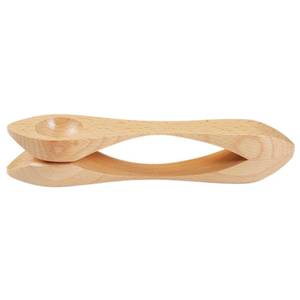 lot 34842 image: Musical Spoons Folk Percussion Instrument, Natural Wood Sound