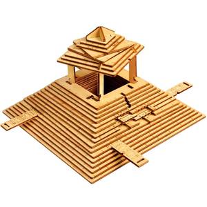 lot 34853 image: ESC WELT Quest Pyramid Puzzle Box - Escape Room in a Box - Brain Teaser Puzzle for Adults & Teenagers - Puzzle Box with Hidden Compartment - 3D Puzzle for Adults - Wooden Puzzle for Family Games