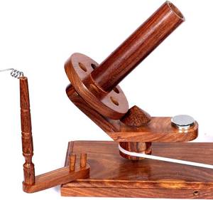 lot 34871 image: Antique Vintage Wooden Yarn Winder for Knitting and Crocheting Wool Yarn String and Fiber Ball Winder by Sunrise Wood Store (Rose Wood Winder)