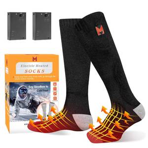lot 34892 image: MRAWARM Heated Socks, Heated Socks for Men, Electric Heating Socks, Battery Heated Socks for Women Camping Fishing Cycling Skiing Hunting Hiking (Black)