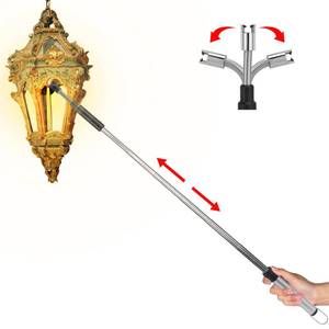 lot 34898 image: Electric Long Lighter, Retractable Length (11.4in-27.55in), Lgnition Port Can be Rotated 360°, Rechargeable via USB, lighters Suitable for Lighting Candles, barbecues, fireplaces, fire pits, etc.
