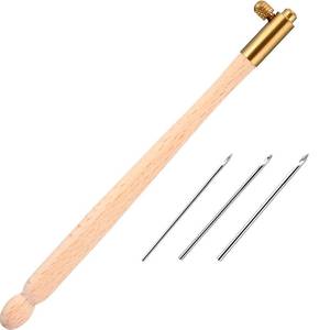 lot 34970 image: meekoo Tambour Hook with 3 Needles Tambour Embroidery Kit Crochet Hook Kits Sequin Beads Needle Set(1)