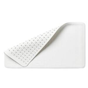 lot 34975 image: Rubbermaid Commercial Products Bath Tub and Shower Mat, 36-Inch X 18-Inch, White, Extra Long, Machine Washable, Safti-Grip Non-Slip Bathroom Mat with Suction Cups for HomeHotelShowerBathtub