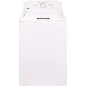 lot 6507 image: GE 3.8 cu. ft. Top Load Washing Machine, White - Retail $849