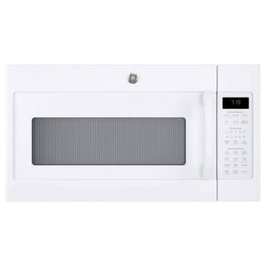 lot 6510 image: GE - 1.9 Cu. Ft. Over-the-Range Microwave with Sensor Cooking and Steam Cleaning - White - Retail $535.85