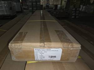 lot 6536 image: Case of 3.5in 57in Steel Vertical Headrails