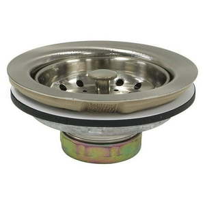 lot 24869 image: (10) Perfect Putty SS Zinc Basket Strainer 4-12in 59-3102