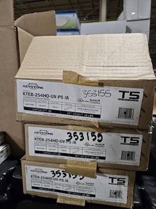 lot 24875 image: KEYSTONE KTEB-254HO-UV-PS PLL Program Start 2-Lamp Fluorescent Ballast