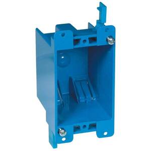 lot 24880 image: (19) Carlon B114R-UPC PVC Switch Box 1 Gang 14 Cu-in 4-18 in L x 2-14 in W x 2-34 in D
