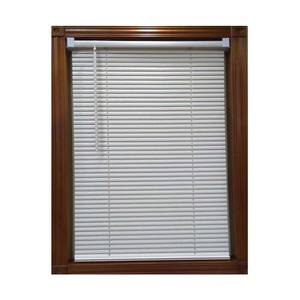 lot 14564 image: (6) Designers Touch White Cordless 1 in. Light Filtering Vinyl Blind - 54 in. W x 64 in. L