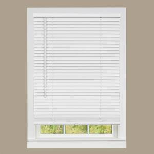 lot 14597 image: (3) Designers Touch, White Cordless Light Filtering Vinyl Blind with 1 in - 37 x 64