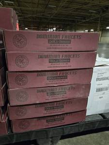 lot 44156 image: (6) Assorted Dominion Faucets Kitchen Faucets