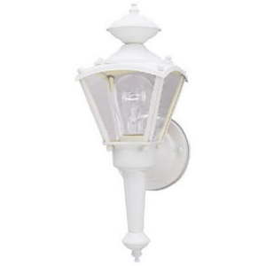 lot 44174 image: (3) Westinghouse White Switch Incandescent Wall Lantern