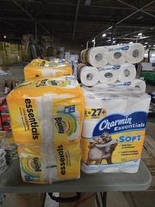 lot 44251 image: Bounty Paper Towels & Charmin Toilet Paper