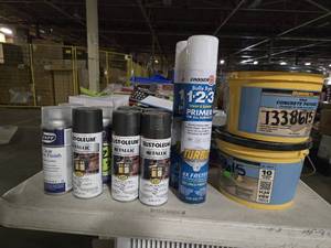 lot 44257 image: Concrete Leveler & Spray Paint