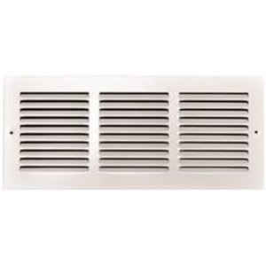 lot 44282 image: TRUAIRE STAMPED FACE RETURN AIR GRILLE, 30 IN. X 12 IN., White