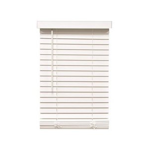 lot 14660 image: (2) Designers Touch 2in Cordless Faux Wood Blinds - 23 X 60