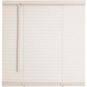 lot 14717 image: (4) Champion TruTouch White Cordless Light Filtering Vinyl Mini Blinds with 1 in, 59 W x 48