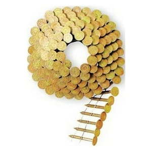 lot 14754 image: (1) Bostitch CR4DGAL 1-12 Galvanized 15° Wire Collated Roofing Nails 720 Count - Retail $109.99