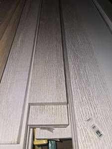lot 6570 image: (21) Choice White Textured Trim Boards