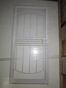lot 6586 image: Tru-Bolt Security Storm Door White 32x80 inch