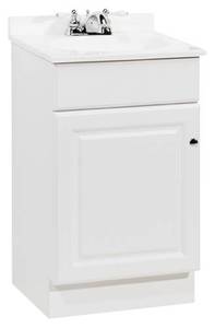 lot 6602 image: 19x17x35-14 White Vanity - Retail $174.98