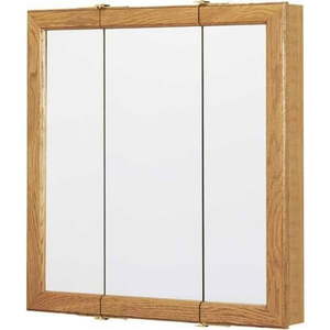 lot 6682 image: RSI HOME PRODUCTS 24 Oak Tri Medium Cabinet - Retail $183.43