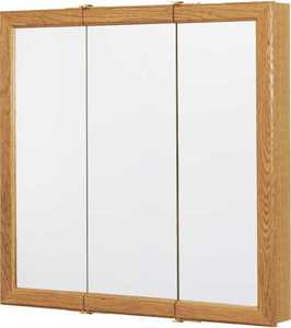 lot 6686 image: RSI HOME PRODUCTS 30 Oak Tri Medium Cabinet - Retail $238.4