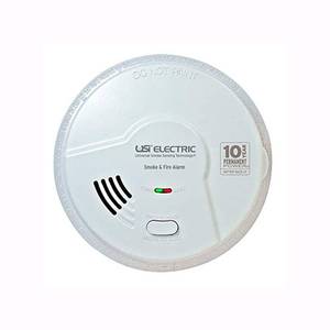 lot 44213 image: (6) Usi 2-In-1 Photoelectric And Ionization Smoke And Fire Alarms