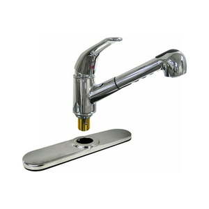 lot 14907 image: (1) Dominion Faucets Single Handle Kitchen Faucet - Retail $125.16