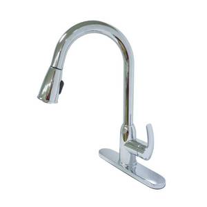 lot 14915 image: (1) Dominion Faucets Single Handle Kitchen Faucet - Retail $141.62