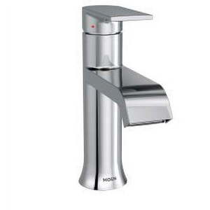 lot 14927 image: (1) Moen Genta Chrome One-Handle Bathroom Faucet - Retail $171.54